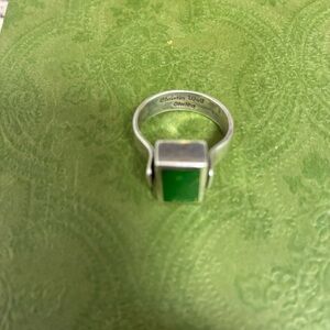 Christin Wolf Sterling Silver Ring with Reversible Stone